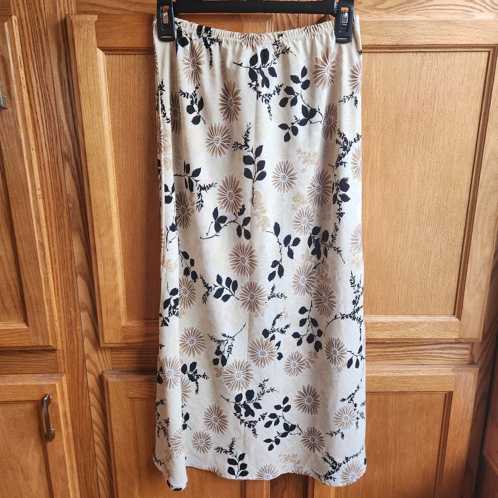 Vintage 90's Kathie Lee Collection Flowy Maxi Skirt Size 6